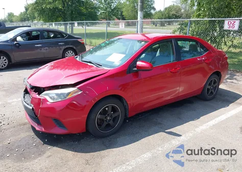 2014 Toyota Corolla Le z USA, uszkodzony, nr VIN 2T1BURHE6EC052456